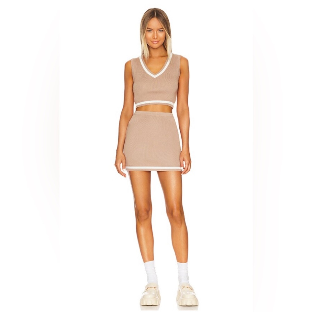 Superdown Bonnie Varsity Skirt Set